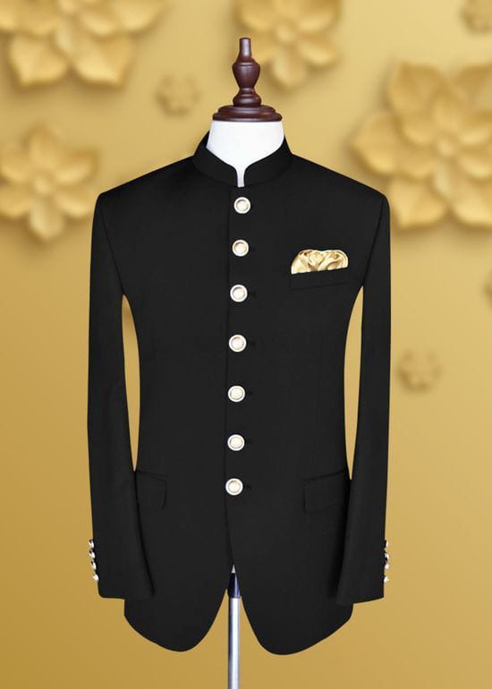 Jodhpuri Suit Black